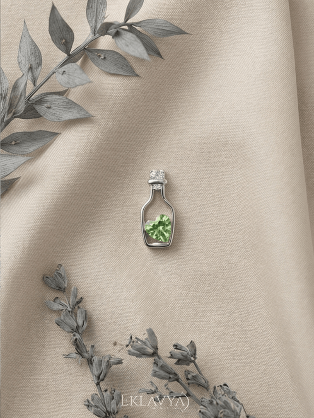 Bottle Heart Pendant