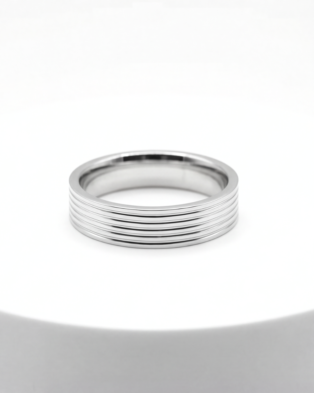 Unisex Strata Classic Band Ring