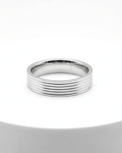 Unisex Strata Classic Band Ring