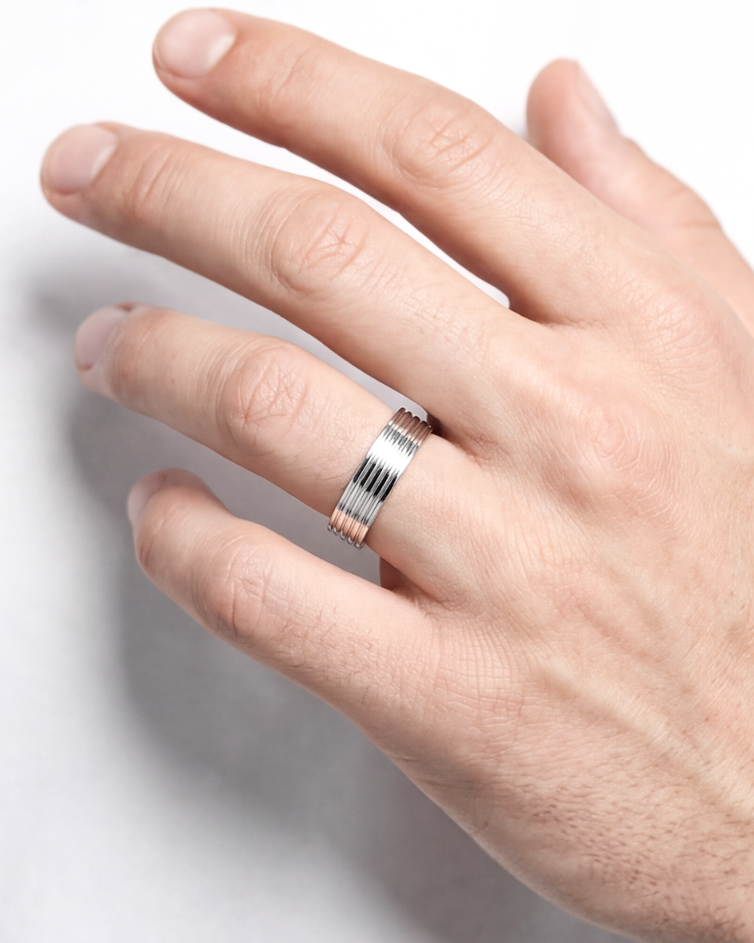Unisex Strata Classic Band Ring