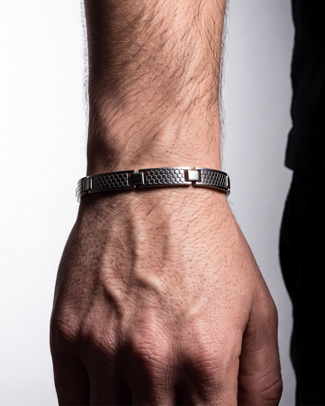 Eklavya Men's Honeycomb HexaLink Bracelet — catalog image 1