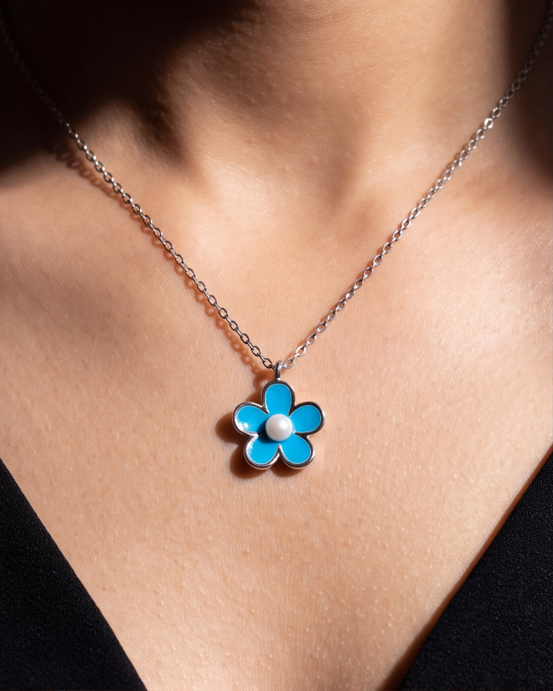 The Azure Bloom Pendant