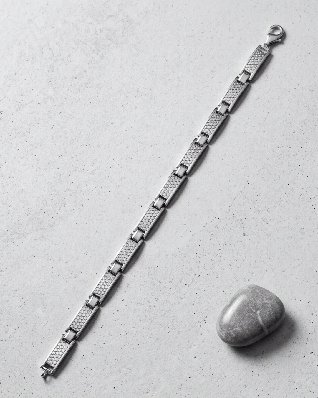 Eklavya Men's Honeycomb HexaLink Bracelet — catalog image 2