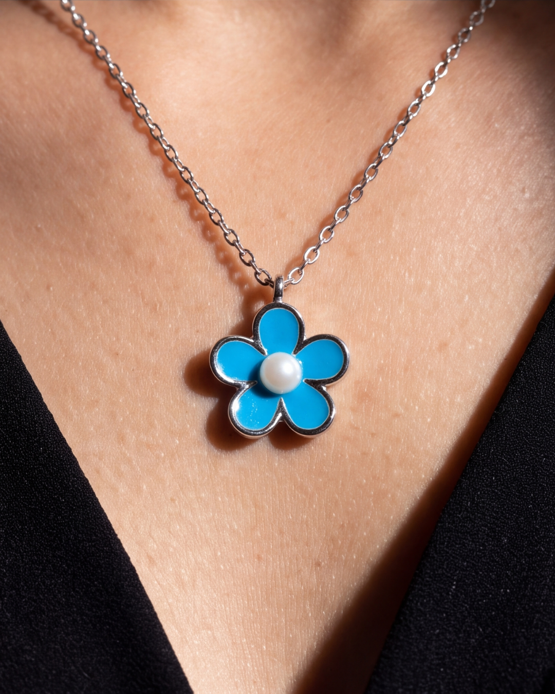 The Azure Bloom Pendant