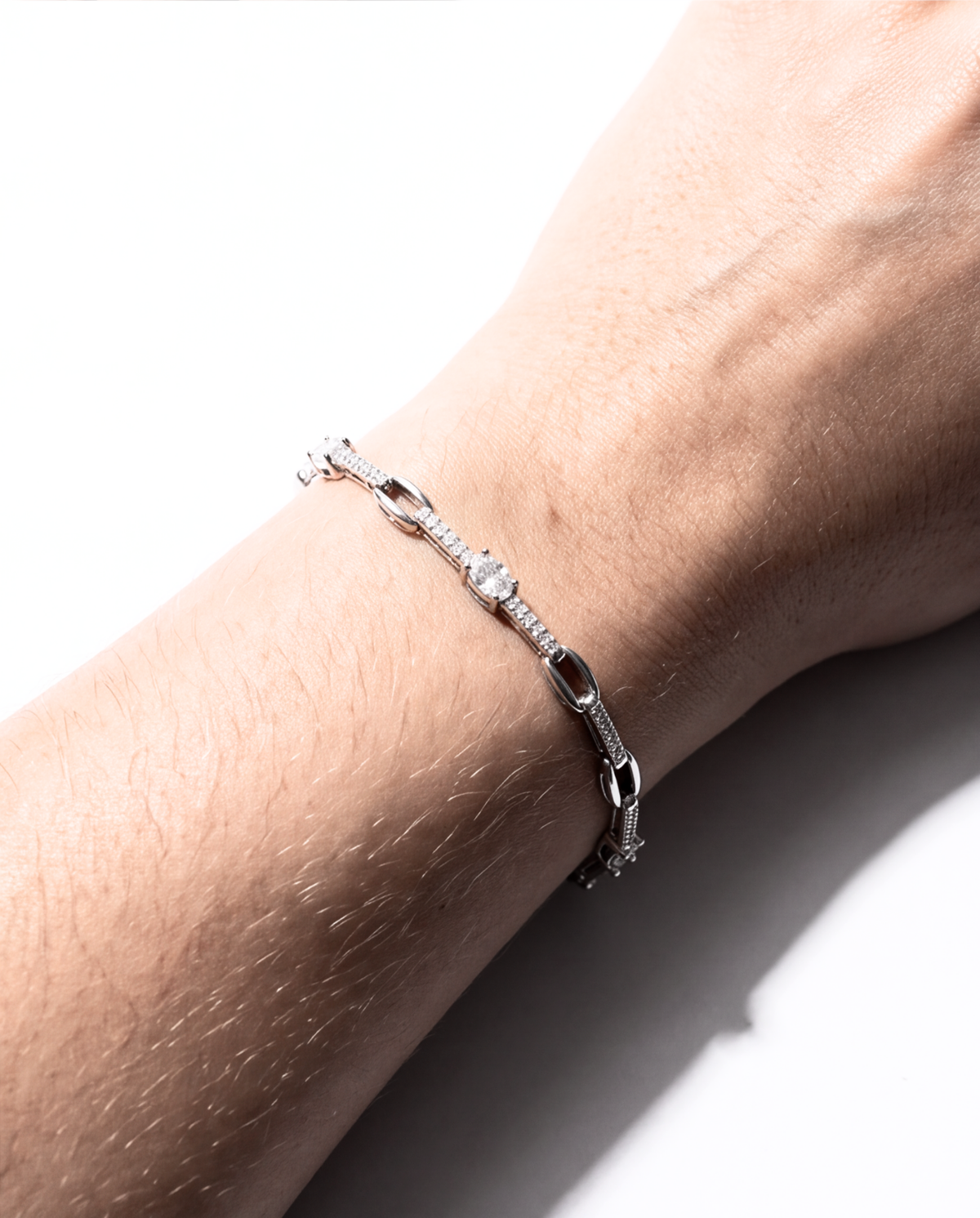 Eklavya Celeste Oval Link Bracelet — catalog image 1