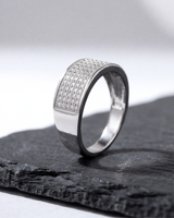 Eklavya Aurora Pavé Band Ring — 5 Row — catalog image 2