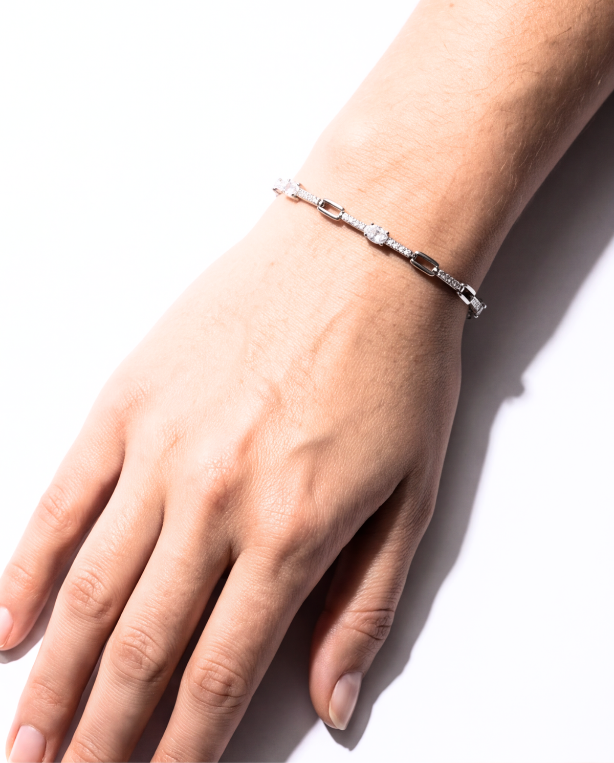 Eklavya Celeste Oval Link Bracelet — catalog image 4