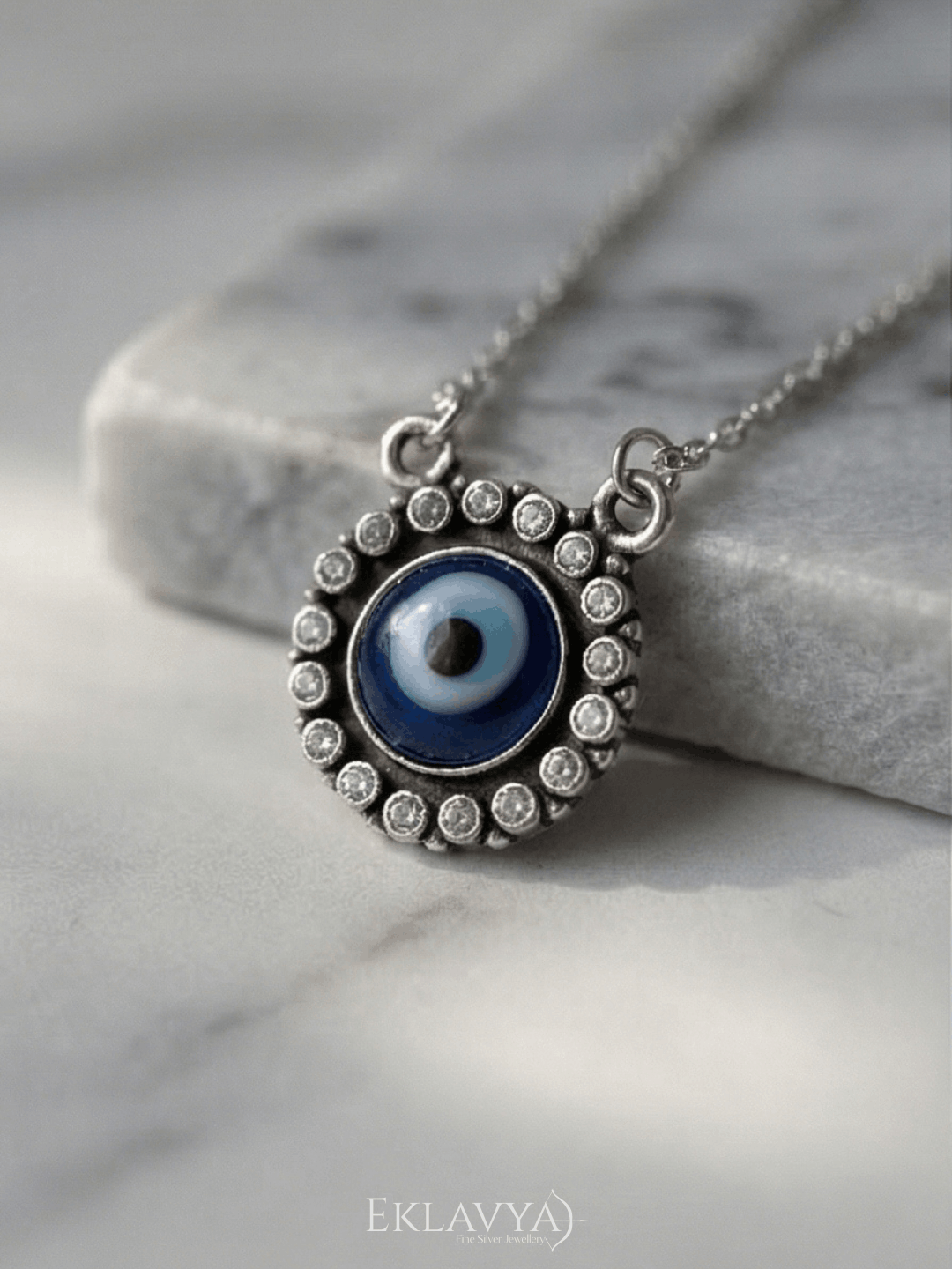 Evil Eye Circular Pendant