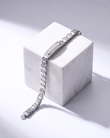 Eklavya Men's Imperial Pavé Link Bracelet — catalog image 2