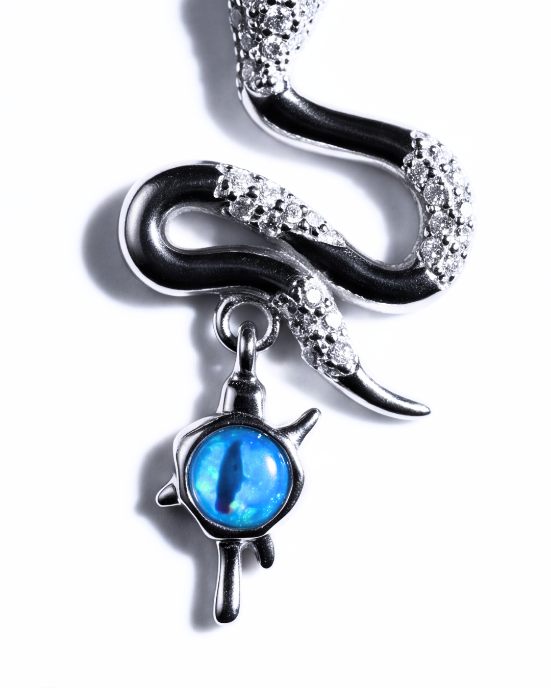 The Serpentine Azure Pendant