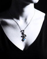 The Serpentine Azure Pendant