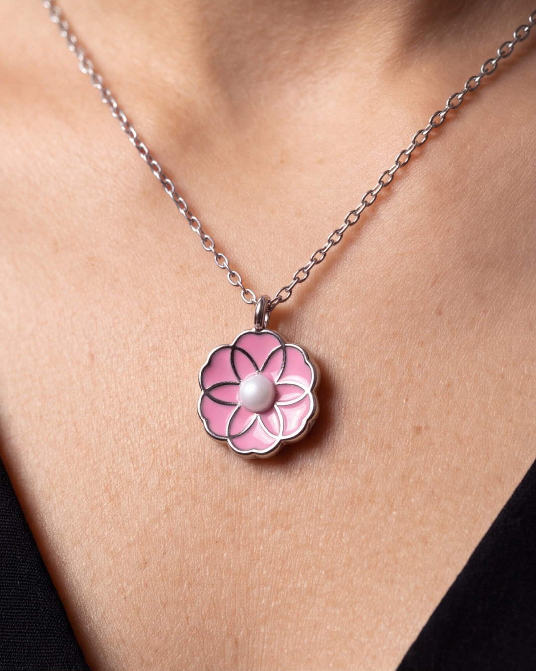 The Rosé Bloom Pendant