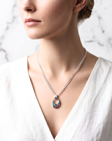 Aurelia Mosaic Double Chain Pendant
