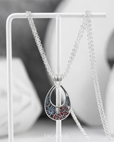Eklavya Aurelia Mosaic Double Chain Necklace — catalog image 5