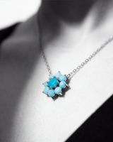 The Azure Blossom Pendant