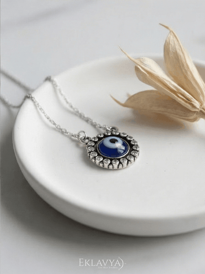 Evil Eye Circular Pendant
