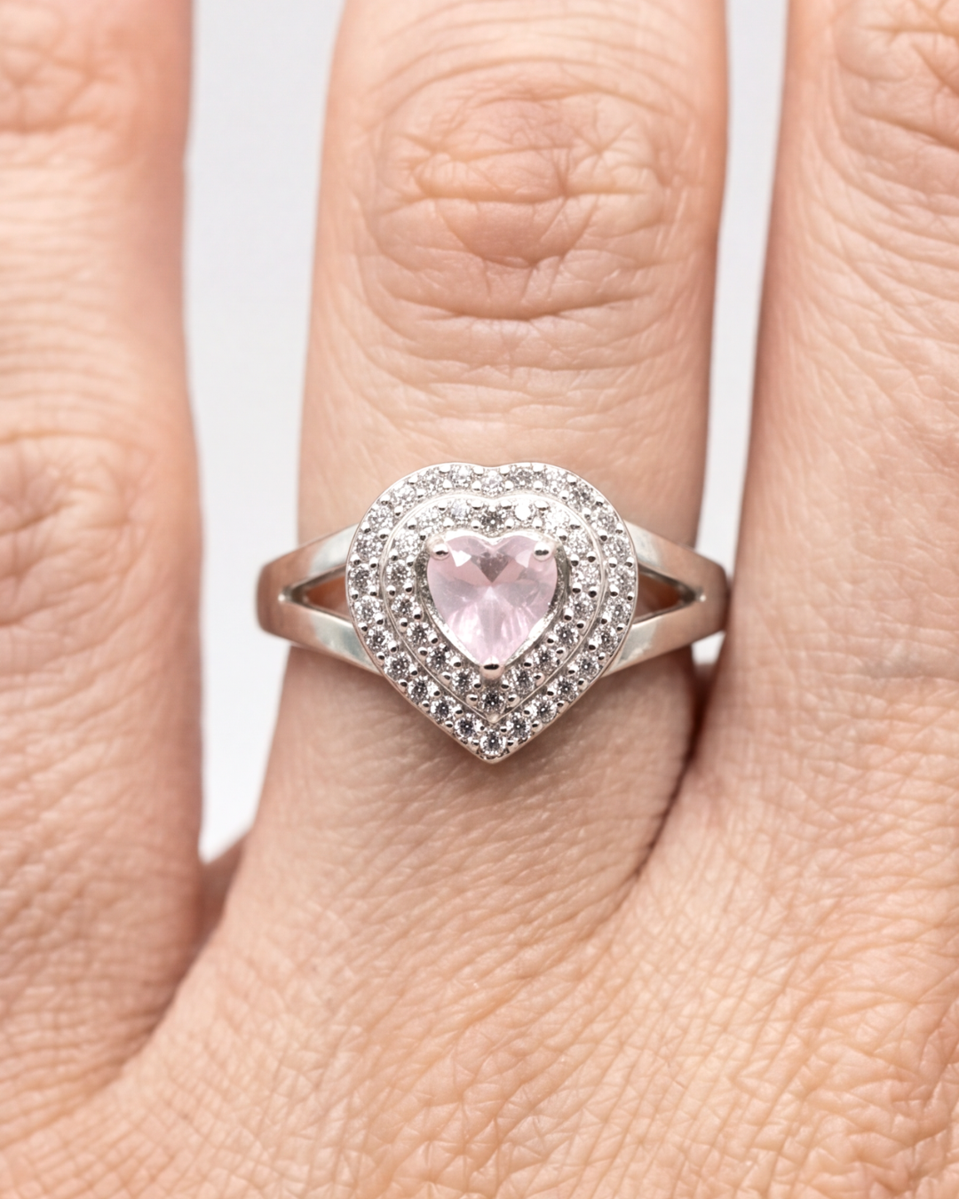 Rosé Amour Halo Ring