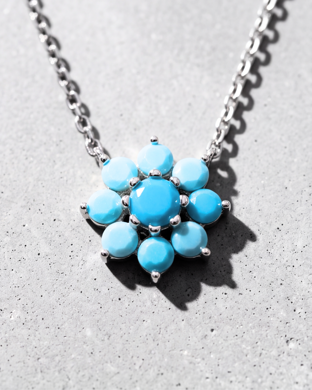 The Azure Blossom Pendant
