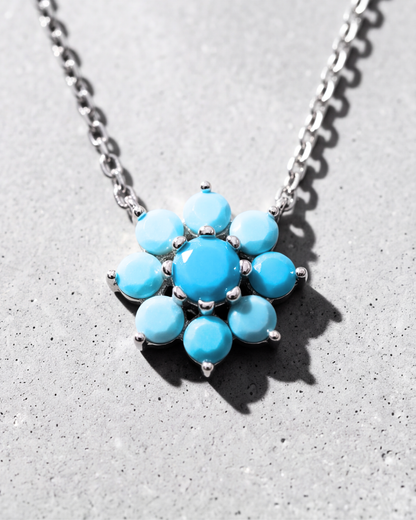 The Azure Blossom Pendant