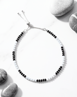 Eklavya Nazaria Black & White Anklet — catalog image 4