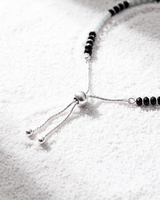 Eklavya Nazaria Black & White Anklet — catalog image 5
