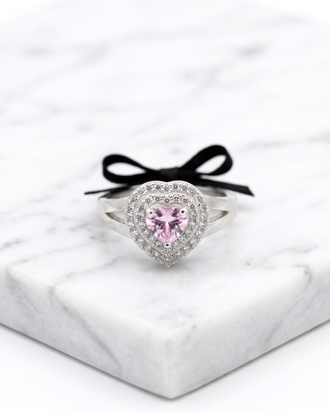 Rosé Amour Halo Ring