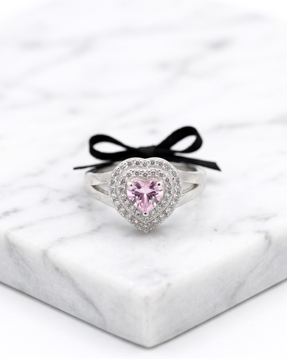 Rosé Amour Halo Ring
