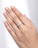 Eklavya Linea Pavé Band Ring — catalog image 5