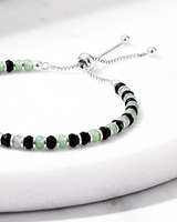 Eklavya Emerald Black & Green Nazaria Anklet — catalog image 4