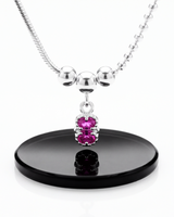 Ruby Charm Adjustable Anklet