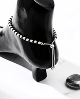 Eklavya Emerald Black & Green Nazaria Anklet — catalog image 5