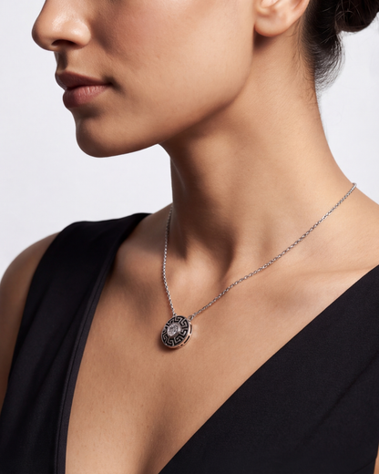 The Greek Key Radiance Pendant