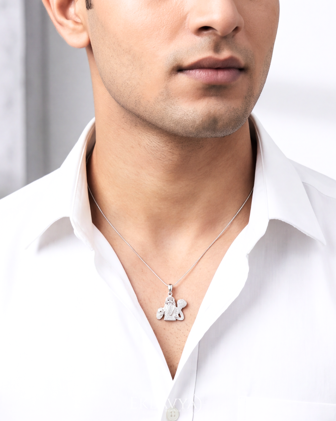 Veer Hanuman Divine Pendant
