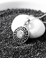The Greek Key Radiance Pendant