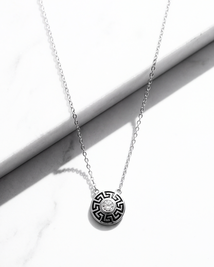The Greek Key Radiance Pendant