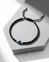 Eklavya Black Thread Evil Eye Nazaria Anklet — catalog image 2