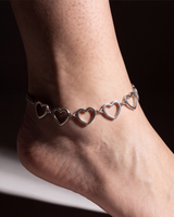 Heartline Charm Anklet