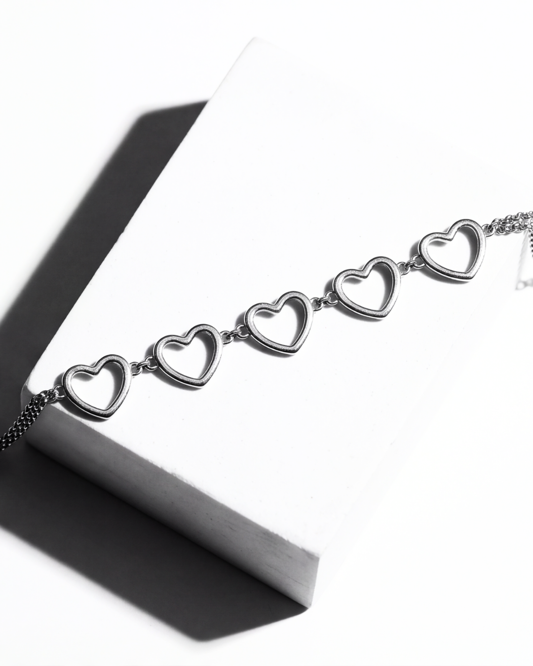 Heartline Charm Anklet