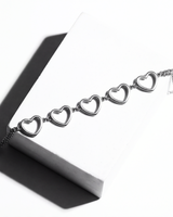 Heartline Charm Anklet