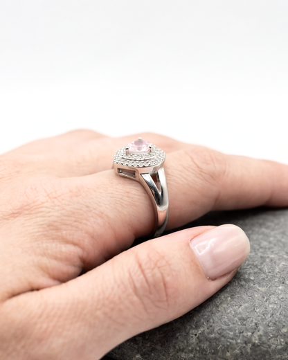 Rosé Amour Halo Ring