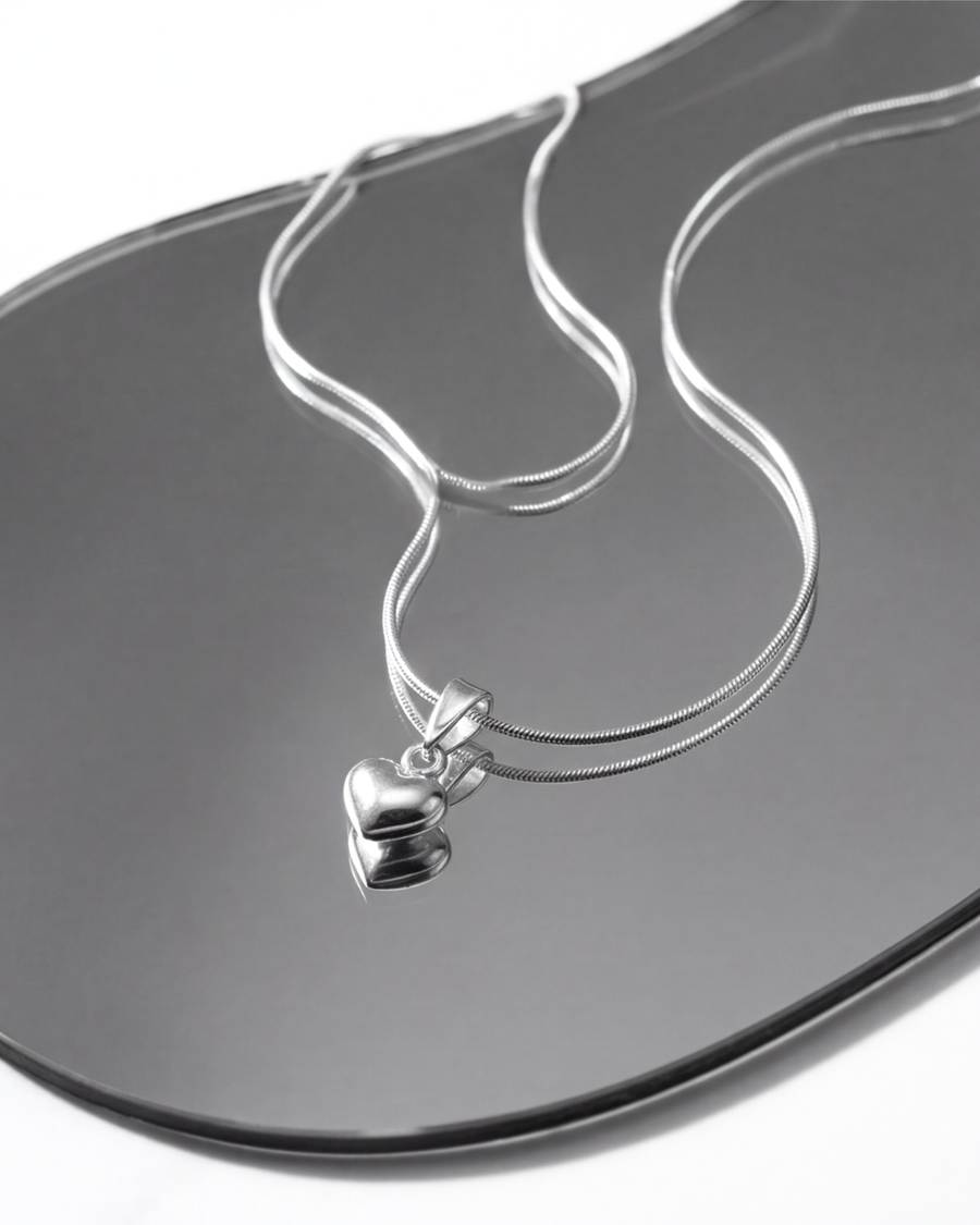 Twin Hearts Pendant