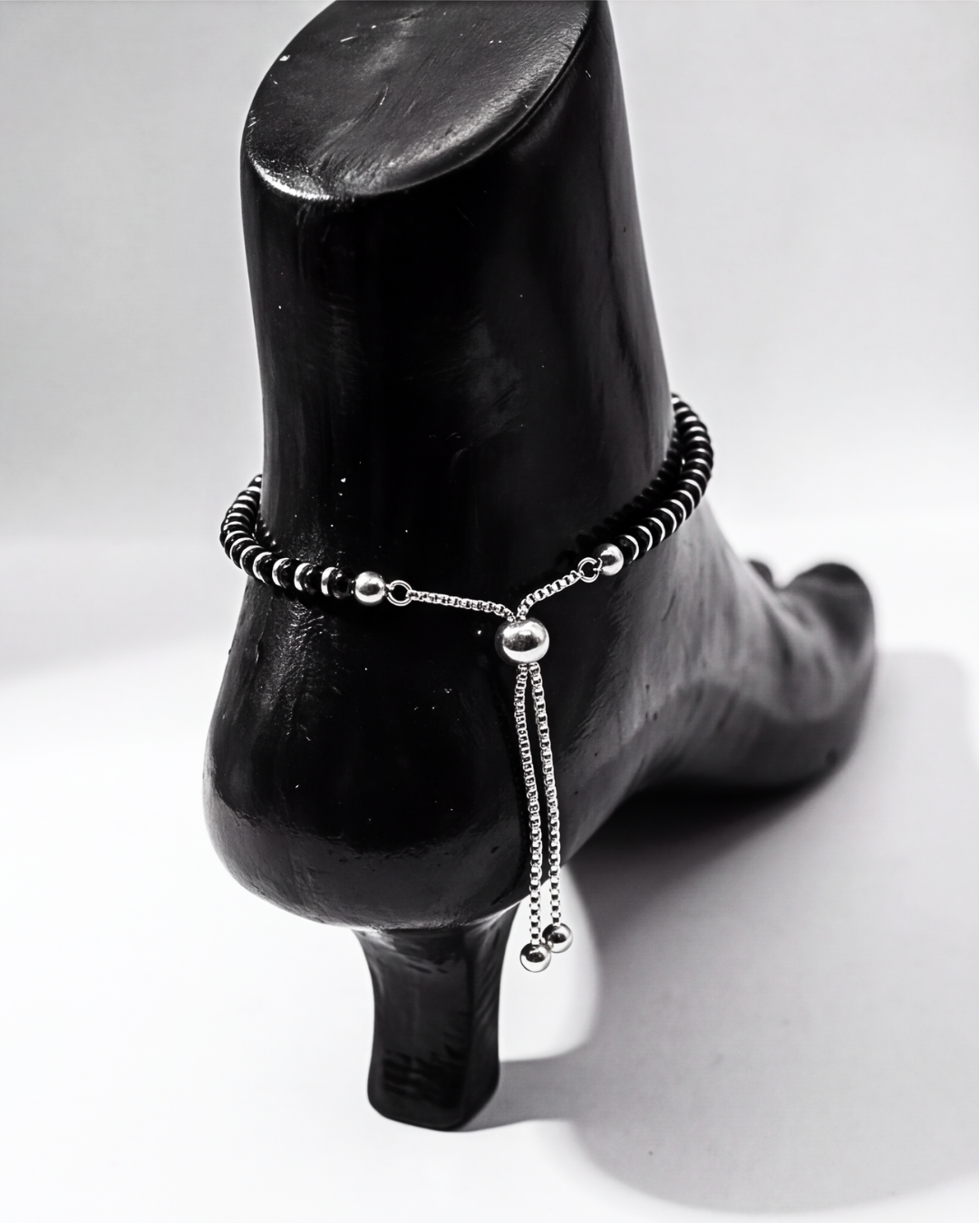Eklavya Aqua & Black Nazaria Anklet — catalog image 2