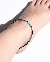 Eklavya Aqua & Black Nazaria Anklet — catalog image 3