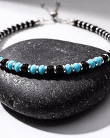Eklavya Aqua & Black Nazaria Anklet — catalog image 4