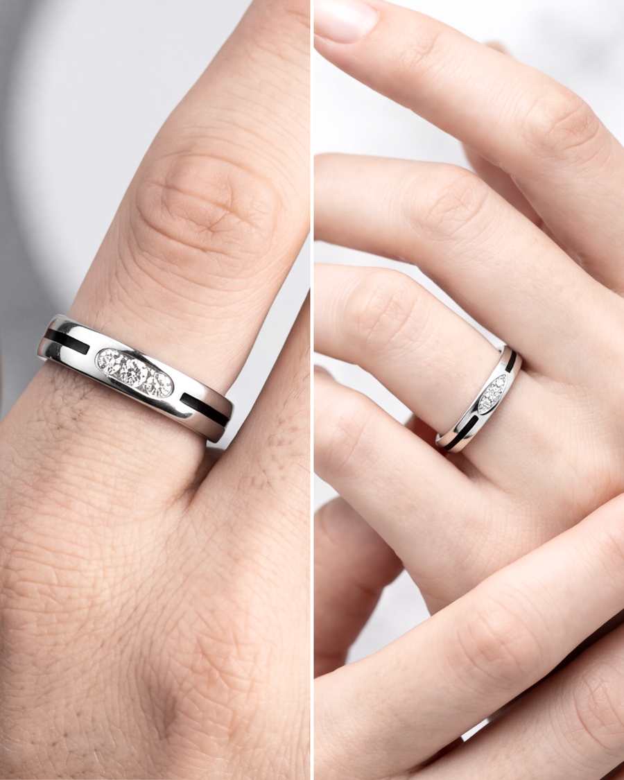 Unisex Eclipse Band Ring