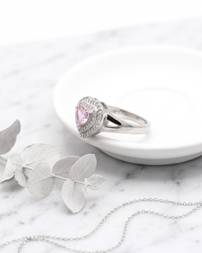 Rosé Amour Halo Ring