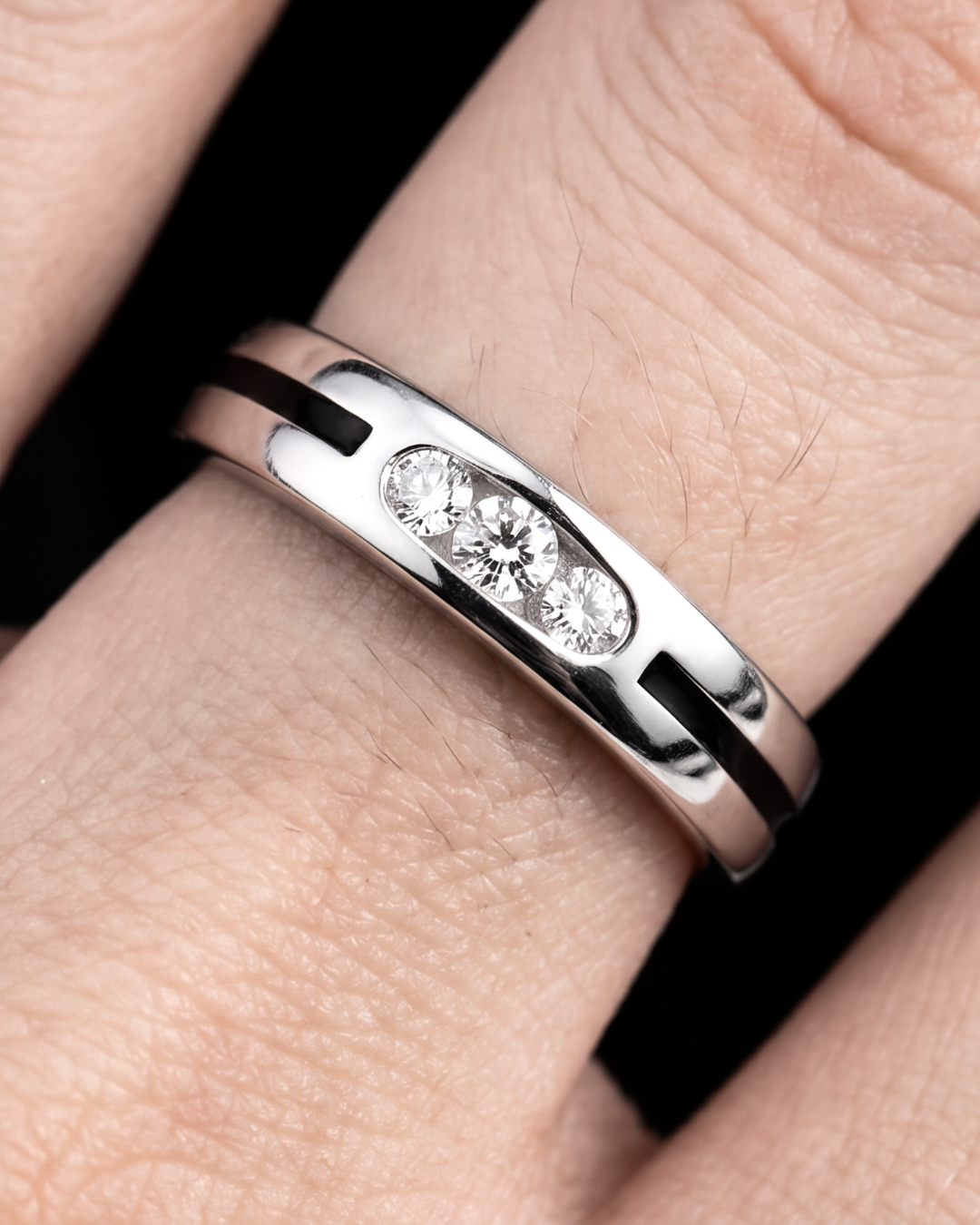 Unisex Eclipse Band Ring