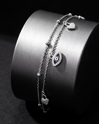 Nazaria Heart & Eye Anklet