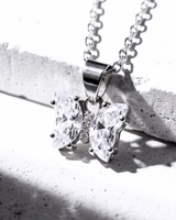 Crystal Butterfly Pendant