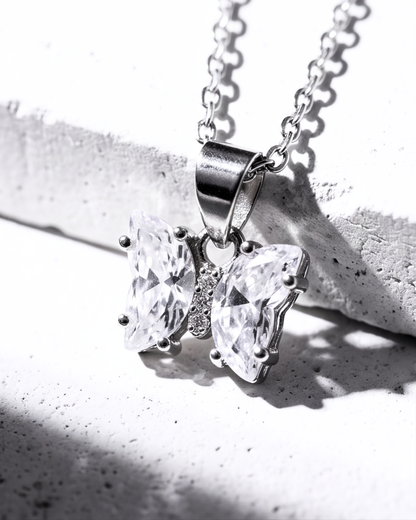 Crystal Butterfly Pendant